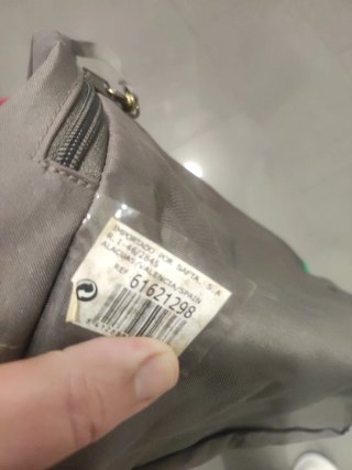 Bolso bandolera Lotto gris y verde