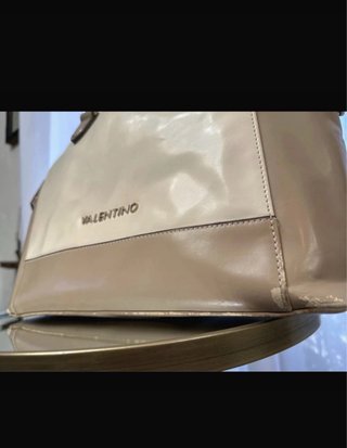 Bolso Valentino Beige y Blanco