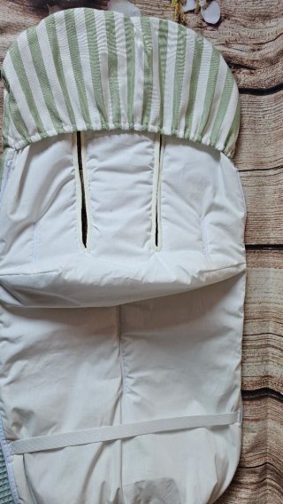 Saco para silla de paseo a rayas