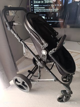 Cochecito de bebé negro