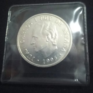 Moneda 2000 Pesetas Plata 1995 Juan Carlos I