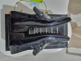 Scarpe uomo Petrelli cerimonia blu n. 41