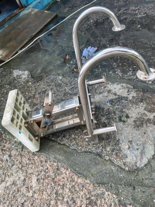 Soporte fueraborda acero inoxidable