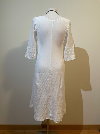 Vestido blanco ibicenco Gipó Talla M