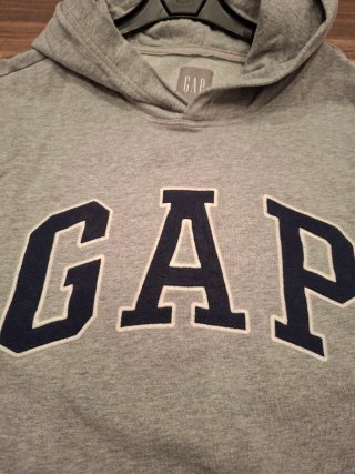 Felpa con cappuccio Gap grigia