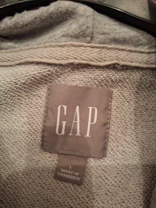 Felpa con cappuccio Gap grigia