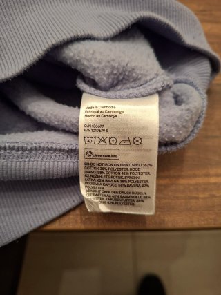 Felpa H&M Relaxed Fit Blu/Viola