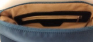 Bolso Azul Brillante Grande