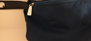 Bolso Azul Brillante Grande