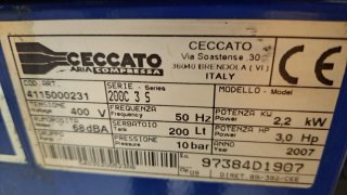 Compresor de aire 200L AIR PACK