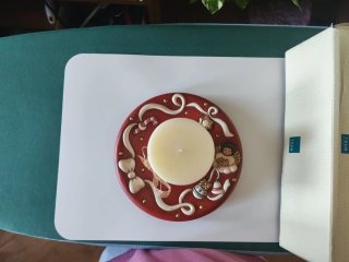 Centrotavola Natalizio Thun Ceramica Rosso