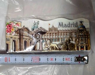 Imán Nevera Madrid Santiago Bernabéu, Cibeles, etc