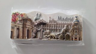 Imán Nevera Madrid Santiago Bernabéu, Cibeles, etc