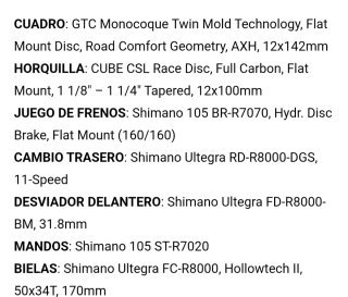 Cube Attain GTC SL 2021 Carbono