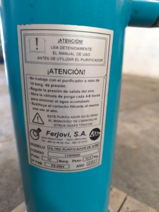 Filtro purificador de aire industrial