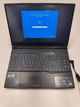Portátil MSI Core i7 NVIDIA RTX