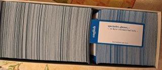 Tarjetas de vocabulario Inglés