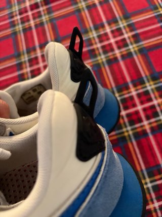Scarpe W6ZY bianche e celesti taglia 39
