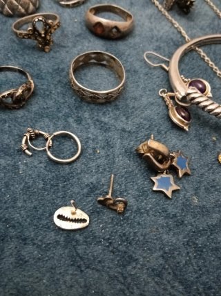 Lote de Joyería de Plata