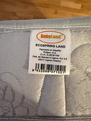 Colchón BabyLand ECOSPRING LAND