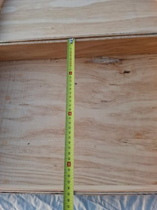 Cassetta maxi in legno porta oggetti