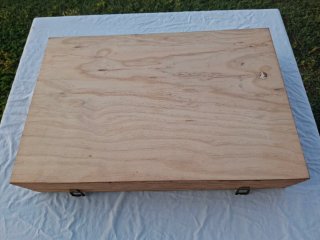 Cassetta maxi in legno porta oggetti