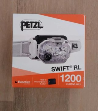 Linterna frontal Petzl Swift RL 1200 lumens nueva