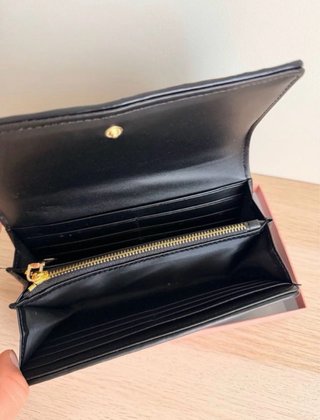 Portafoglio Miu Miu Nero Matelassé