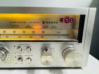 Receptor Estéreo Sanyo JCX 2400K Vintage