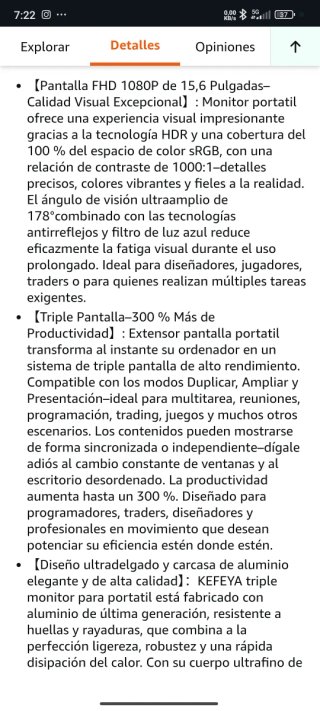 Monitor Portátil KEFEYA 15.6 FHD IPS
