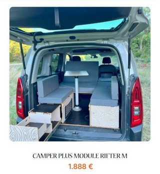 Muebles camper en stock para minifurgos