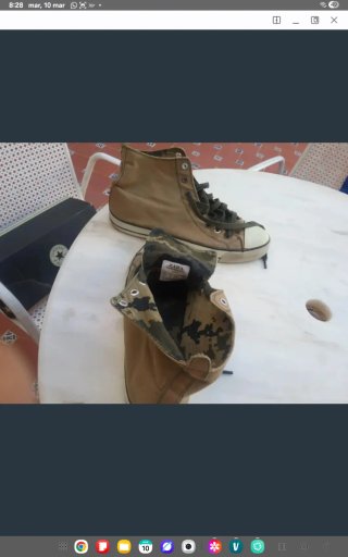 Botines Zara Lona Caqui Talla 42