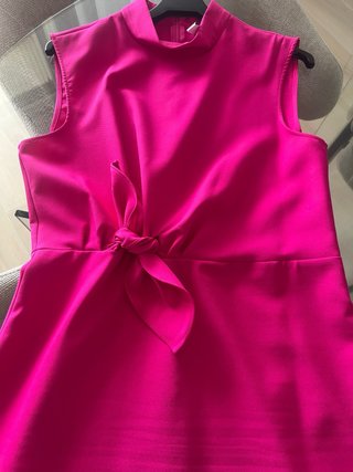 Vestido Mango Fucsia . Un solo uso.