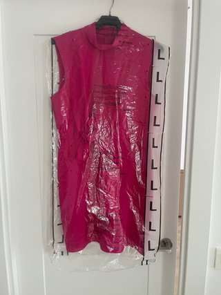 Vestido Mango Fucsia . Un solo uso.