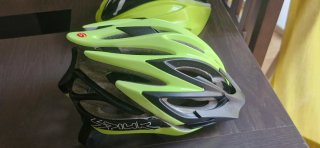 Casco Ciclismo MTB Amarillo y Negro