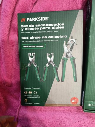 Set Parkside Sacabocados y Llaves Tubo
