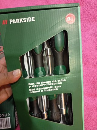 Set Parkside Sacabocados y Llaves Tubo