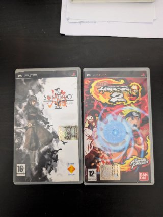 Scatole Giochi PSP Naruto Heroes 2 + Shinobido