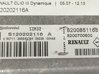 Centralita motor renault s120202116a clio 1231898