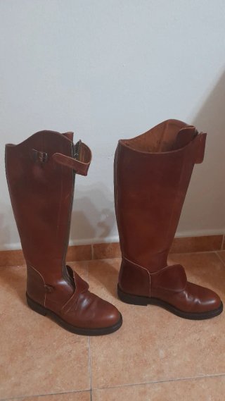 Botas de cuero marrones de calidad