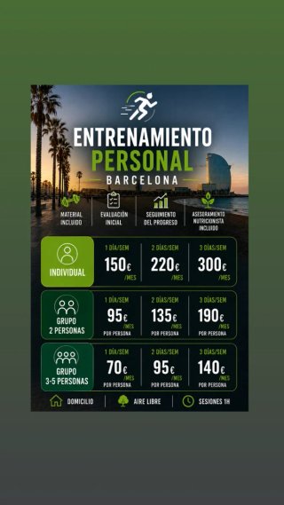 Entrenador Personal Barcelona
