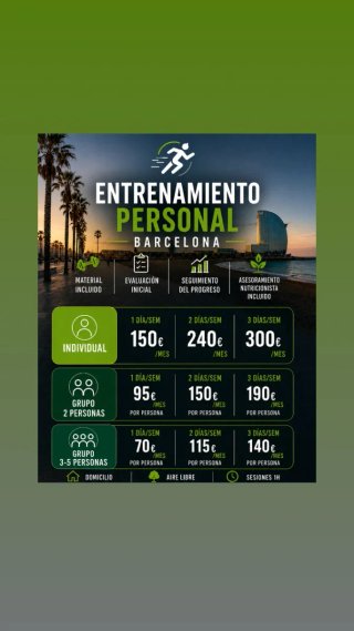 Entrenador Personal Barcelona