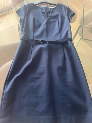 Vestido Mango azul talla L