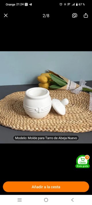 Molde para hacer cajita de miel