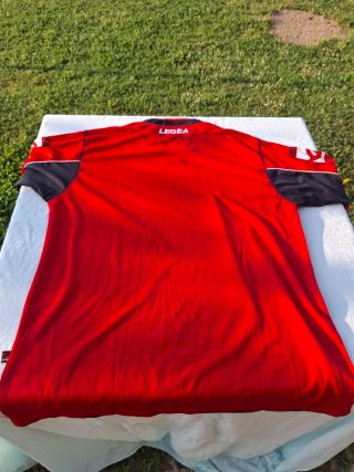 Completo Legea Maglia + Pantaloncini Rossi/Blu