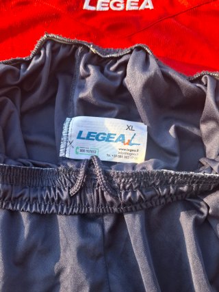 Completo Legea Maglia + Pantaloncini Rossi/Blu