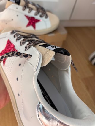Golden Goose Superstar Rojo Blanco