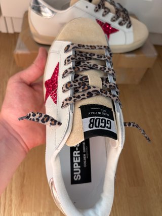Golden Goose Superstar Rojo Blanco