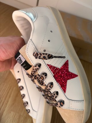 Golden Goose Superstar Rojo Blanco