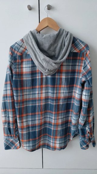 Camisa con capucha Element cuadros